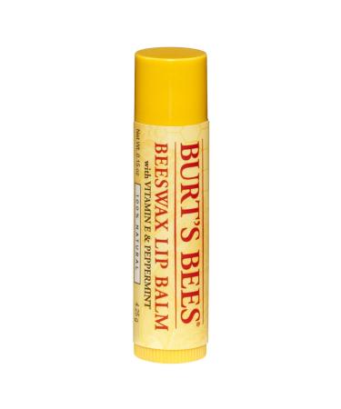 Buy Burt's Bees Beeswax Lip Balm 4.25g - Natural Honey Flavor - Moisturizing Lip Care - Global Shipping - Buy Online on GoSupps.com