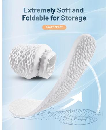 SPUKEP Ultra Soft Breathable Shoe Insoles Inserts - Cut to Fit Cushioning for Walking, Sport & Work - Shock Absorbing - Size US 10-11 - Buy Online on GoSupps.com