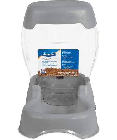Petmate Pet Caf Feeder 3 lbs - Pearl Silver | Convenient Automatic Pet Feeding Solution - Buy Online on GoSupps.com