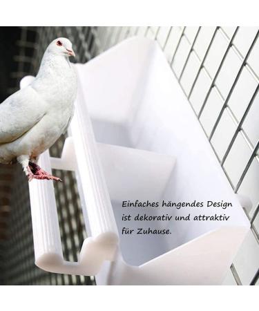 Voarge 2-Piece Bird Feeder Set - Hanging Food & Water Bowls for Parrots - Premium Cage Accessories for Birds - Buy Online on GoSupps.com