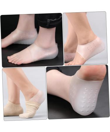NOLITOY Height Increasing Insoles for Men & Women - Breathable Heel Cups for Pain Relief | Transparent Heightening Insoles 13x8cm - Buy Online on GoSupps.com