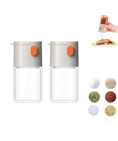 Multifunctional Salt Control and Seasoning Bottle Multifunctional Salt Control & Seasoning Bottle Precise Control Salt Spice Dispenser for Kitchen BBQ Picnic (White)