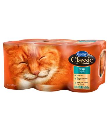 Classic Fish Pieces Butcher's Selection in Jelly (6X400G)