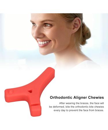 Buy Aligner Chewies - Red Strawberry Flavor | Bite Rubber Masseter Muscle Exerciser | International Shipping Available - Buy Online on GoSupps.com