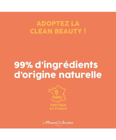 La Maison Des Sultans - Solid and Natural - Handmade - Orange Blossom - 99% ingredients of natural origin - Made in France - 60 g - Buy Online on GoSupps.com