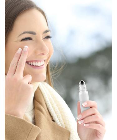 12 Pack Essential Oil Roller Bottles - 10ml Frosted Glass with Stainless Steel Balls for Travel & Perfume - Buy Online on GoSupps.com