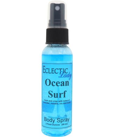 Ocean Surf Body Spray 2 ounces Body Mist for Women with Clean Light & Gentle Fragrance Long Lasting Perfume with Comforting Scent for Men & Women Cologne with Soft Subtle Aroma For Daily Use 2 Fluid Ounces