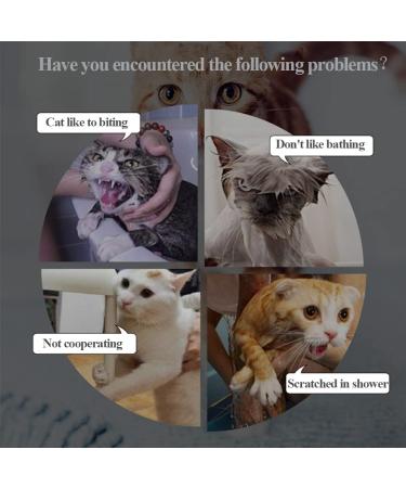 Adjustable AsoCea Cat Bathing Bag - Multifunctional Pet Care Net for Nail Trimming & Cleaning | Anti-Bite & Anti-Scratch - Buy Online on GoSupps.com