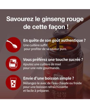 Jung Kwan Jang 100% Korean Red Ginseng Extract Compounds 240g Natural Energy Booster Immune Support & Stress Relief/Sugar & Caffeine Free - Buy Online on GoSupps.com