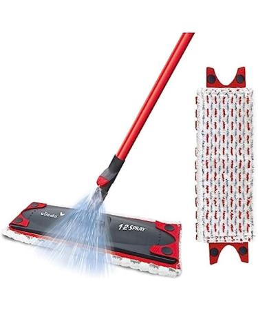 Vileda 1-2 Spray Mop Microfibre Flat Floor Spray Mop with Extra Head Replacement Set of 1x Mop and 1x Refill Red & Dr. Beckmann Carpet Stain Remover 650ml Packaging may vary - Buy Online on GoSupps.com