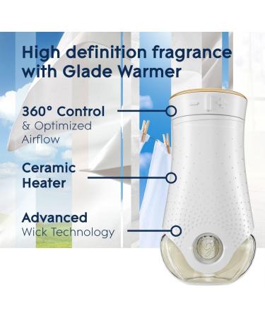 Glade PlugIns Air Freshener Refill Scented and Essential Oils for Bathroom and Home Fragrance Clean Linen 5 Count - Buy Online on GoSupps.com