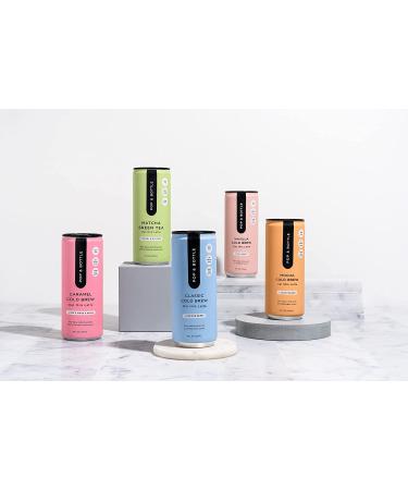 Pop & Bottle Oat Milk Lattes with Maca, Antioxidants, Ashwagandha, MCT Oil, Collagen, and Mushrooms - Organic, Dairy & Gluten Free, 8 Fl Oz (5 Pack) - Buy Online on GoSupps.com
