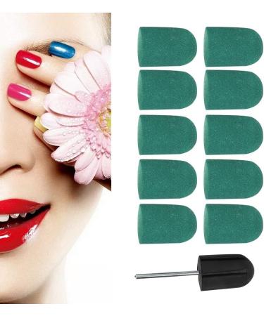 ANKROYU Nail Polish Grinding Head Sanding Rings Cap Nail Polish Sanding Belt Nail Polish Grinding Head Sanding Rings Cap Nail Drill Polishing Sanding Belt Set Nail Salon(Green) - Buy Online on GoSupps.com