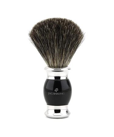 New shaving collection - great roof hair shaving brush Harz & metal handle design - great gift idea for him this Christmas design from Jagshaving Perfect Balance & Water Absorbung