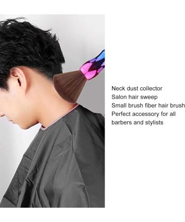 Neck Duster Brush Soft Nylon Bristles Electroplate Ergonomic Barber Hair Cutting Neck Hair Brush Stand Up Base Comfortable Suitable for Barber Shop or Home Use - Buy Online on GoSupps.com