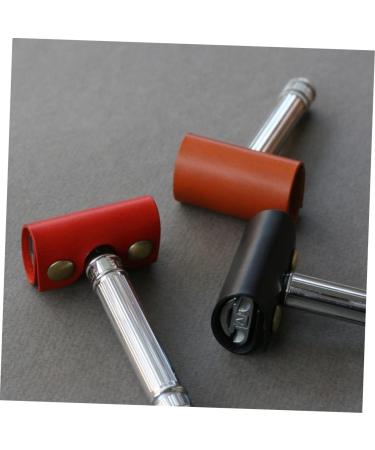 CABILOCK 10 Pack Men's Travel Accessories - Facial Razors with Leather Sheath & Razor Blades - Compact Shaving Set (8.5x4.5cm) - Perfect for Travel - Buy Online on GoSupps.com