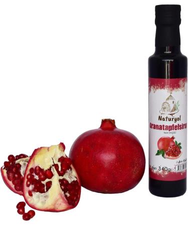  PERGAMO Natural Flavor Permium Original Pomegranate Syrup 340 Gr. 2 pieces | No Additives Without Sugar | 100% Vegan and Natural Pomegranate Syrup | 100% Handmade Pomegranate Syrup (Pack of 2) - Buy Online on GoSupps.com