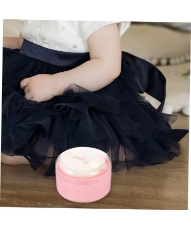Toddmomy Baby Powder Set - 12 Pcs Body Powder Puff Box with Pink Synthetic Sponge - Compact Child-Friendly Plastic Containers - 8x6cmx2pcs Pinkx2pcs - Buy Online on GoSupps.com