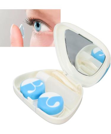 Entatial Mushroom Shape Contact Lens Storage Holder - Portable Case & Tweezers for Daily Use | Shop Internationally - Buy Online on GoSupps.com