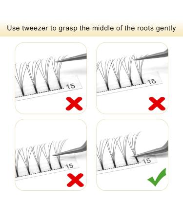 Shop 3D 4D 5D 6D Finished Eyelash Extensions | Volume 0.07 0.10 | 5D-C-07 15mm | International Shipping - Buy Online on GoSupps.com