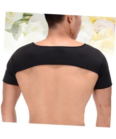 FRCOLOR 2pcs Double Shoulder Brace for Men - Weightlifting & Sports Protective Gear - XL Black Seamless Fitness Braces - Buy Online on GoSupps.com