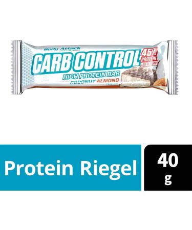 Buy Body Attack Sports Nutrition Carb Control (Coconut Almond) - 15x100g Pack | Best International Shipping - Buy Online on GoSupps.com
