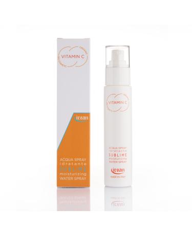 irsan Brightening Face Refreshing Moisturizing Spray with pure VITAMIN C Hyaluronic Acid Rose Chamomile and Yarrow 100 ml