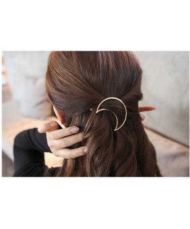 Fascigirl 8 Pcs Hair Clip Set for Women - Moon Triangle Circle Butterfly Barrettes and Pins for Girls - Stylish Hair Accessories - Buy Online on GoSupps.com