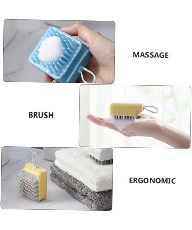 Magiclulu 4-Piece Silicone Scalp Massage Shampoo Brush - Health & Wellness Hair Washer for Men & Women - Buy Online on GoSupps.com