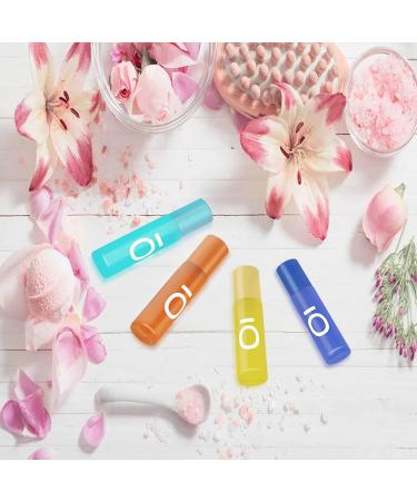 24PCS Refillable 10ml Glass Roller Bottles for Essential Oils & Aromatherapy - Travel-Friendly Roll-On Containers - Buy Online on GoSupps.com