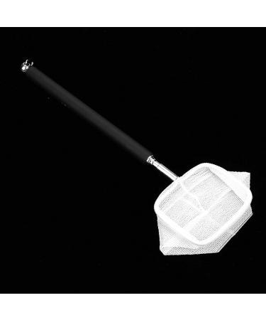 Garosa Shrimp Fishing Net 20-57.5cm Telescopic Fish Shrimp Skimming Net Mini Fish Aquarium Fishing Net for Aquarium Tank Shrimp (black Square net) - Buy Online on GoSupps.com