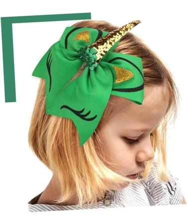 Beaupretty Dress Day Hairpins glitter hair bows Patricks Day decorations party decorations st patricks day dress up girl hair bows Kids Boutique Clips Green Hair Bows wedding child tie St - Buy Online on GoSupps.com