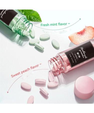 Convenient Gum Protection Pellets | Natural Travel Mouthwash Powder & Solid Toothpaste Tablets for Fresh Breath - Portable Mouth Care - Buy Online on GoSupps.com