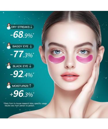 Christmas Collagen Eye Mask Gift Set 8 Pairs Under Eye Gel Patches with Avocado Blueberry Strawberry & 24K Gold Hydrating Brightening Firming Eye Treatment for Women & Men Holiday Gift 8 Pairs Eye Mask - Buy Online on GoSupps.com