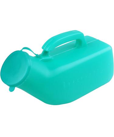 Men Urinal 1200ML Male Urinal Reusable Long Neck Incontinence Pee Plastic Urine Collection Spill Proof Device Snap-On Lid Convenient and Practical Urinal - Buy Online on GoSupps.com