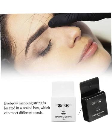 Eye Brows Point Thread Box Eyebrow Mapping String Marking Line Tool 10m White Durable and Useful - Buy Online on GoSupps.com