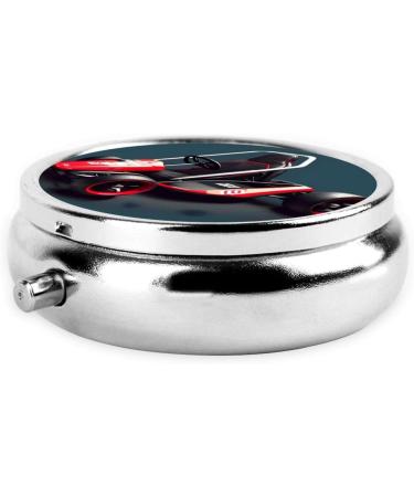 Mini Kartround Pill Box - Portable 3 Compartment Organizer for Travel | Ideal for Purse & Pocket - Buy Online on GoSupps.com