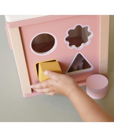 Buy Little Dutch 7114 FSC Wooden Activity Cube - Wild Flowers Pink | Enhance Motor Skills | International Shipping - Buy Online on GoSupps.com
