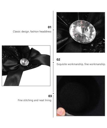 Elegant 2pcs Fascinator Hats | Pillbox Hair Clips for Weddings Parties & Celebrations | Flower Veil & Mesh Headbands - Buy Online on GoSupps.com