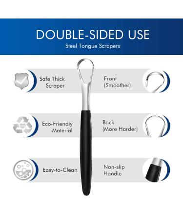 Stainless Steel Tongue Scraper & Cleaner for Oral Care - Adults, Kids, Men, Women - Orabrush Tongue Cleaner - Buy Online on GoSupps.com
