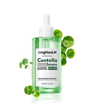 Centella Serum for Face Hydrating Centella Asiatica Facial Serum Daily Long Lasting Skin Care Face Serum for All Skin Types 3.5 fl oz/ 100ml