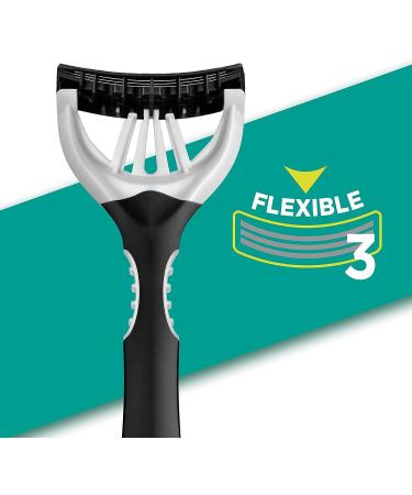 Wilkinson Sword Xtreme 3 Black Edition Disposable Razors - Pack of 10 3 Blades Flexible Comfort Technology for Ultimate Shaving Protection - Buy Online on GoSupps.com