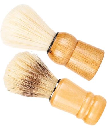 FOMIYES 10 STK Bartbrush Salon Razor & Hairdresser Neck Brush - Premium Shaving Accessories for Men - Travel-Friendly Wooden Hairbrush - Buy Online on GoSupps.com