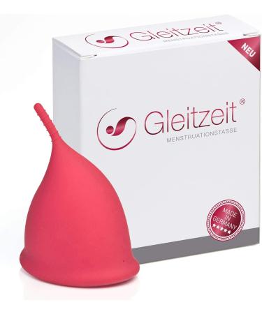 Gleitzeit Menstrual Cup Premium Size L | Medical Silicone | Hygienic Alternative to Tampons & Panty Liners (30ml) - International Shipping Available - Buy Online on GoSupps.com