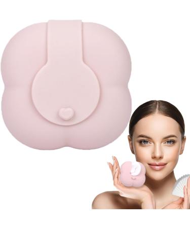 Powder Puff Holder - Cotton Pad Silicone Case | Storage Box Soft Non Stick with Buckle for Cotton Pad Powder Puff Jewelry Earring - Buy Online on GoSupps.com