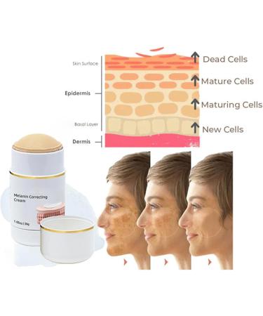 Mela-nin Correcting Cream Skin Whiten Cream Lightening Cream For Face Natural Black Spots Brightening Cream For Body Dark Spots Corrector Cream Dark Spots Remover For Body 30g - Buy Online on GoSupps.com