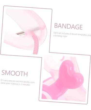 Housoutil 15 Sets Eyebrow Aid Portable Eyebrow Tools Convenient Eyebrow Tool Travel Handheld Card 12X11X8CMx5pcs Pinkx5pcs - Buy Online on GoSupps.com