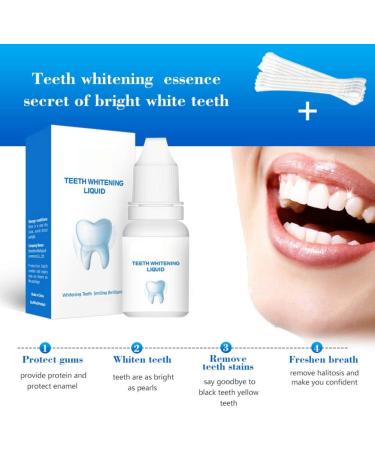 Symeas Teeth Whitening Washing Removal of Yellow Teeth and Smoking Teeth Plaque Removal Teeth Care Cleaning Teeth Whitening Bleaching Essence - Buy Online on GoSupps.com