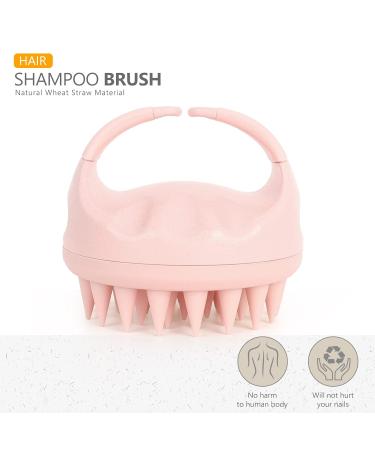 Sndyi Silicone Scalp Massage Brush - Reduces Dandruff & Stimulates Hair Growth | Wet & Dry Hair Scalp Massager in Pink - Buy Online on GoSupps.com