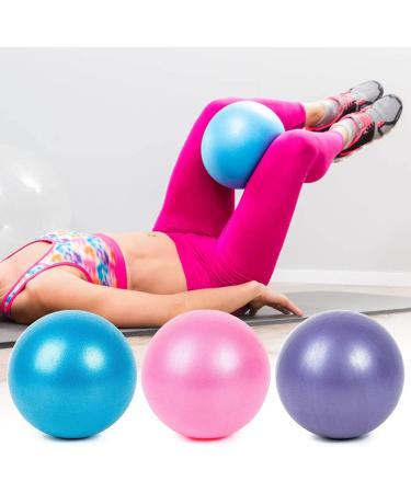 Lixada 5Pcs Yoga Equipment Set with Yoga Ball, Blocks, Stretching Strap for Exercise - Purple - Buy Online on GoSupps.com